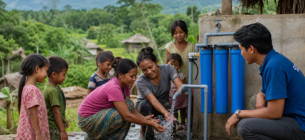 A community clean water project